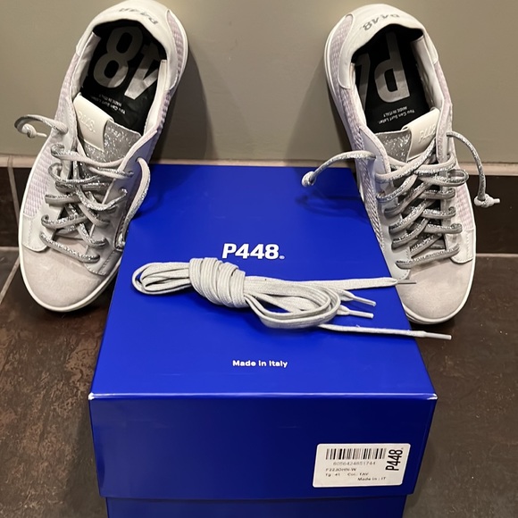 P448 John Women’s Suede grey size 41 NWT BEAUTIFUL - Picture 7 of 8